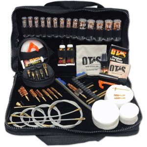 All you'd want in an advanced, multi-use firearms cleaning kit.